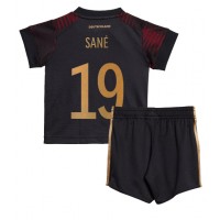 Echipament fotbal Germania Leroy Sane #19 Tricou Deplasare Mondial 2022 pentru copii maneca scurta (+ Pantaloni scurti)